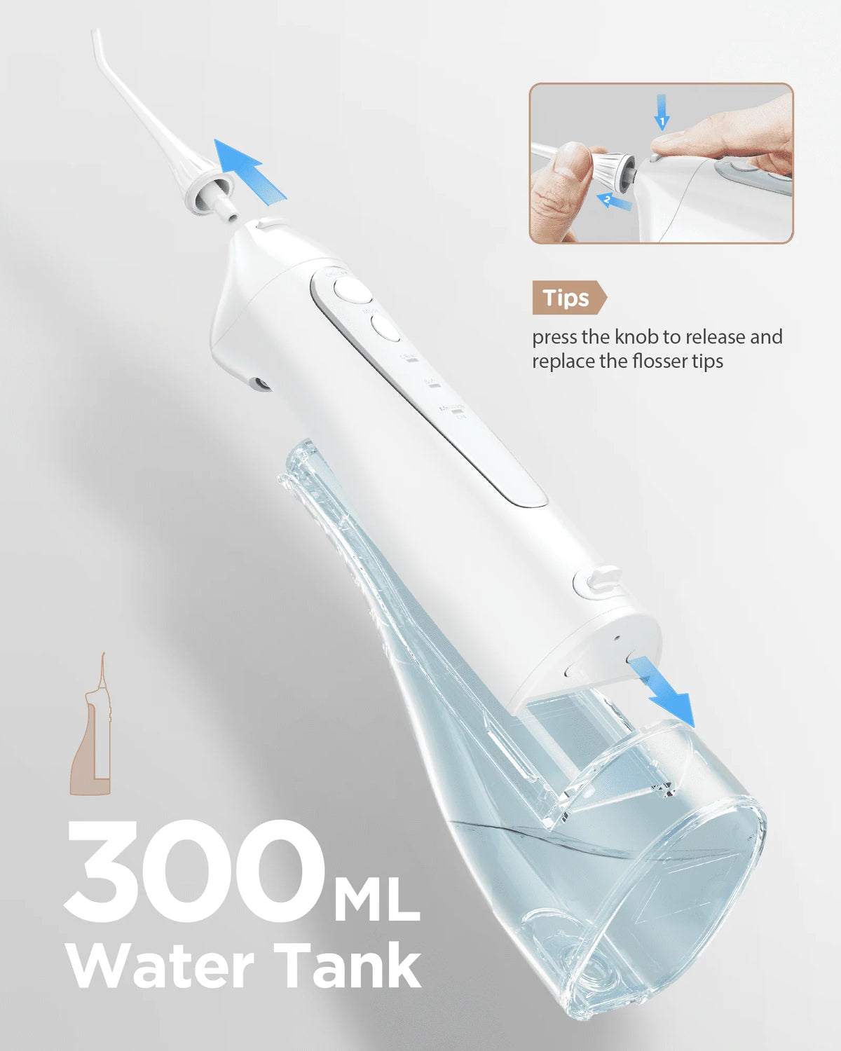 Black Water Flosser and Electric Toothbrush Combo X74422