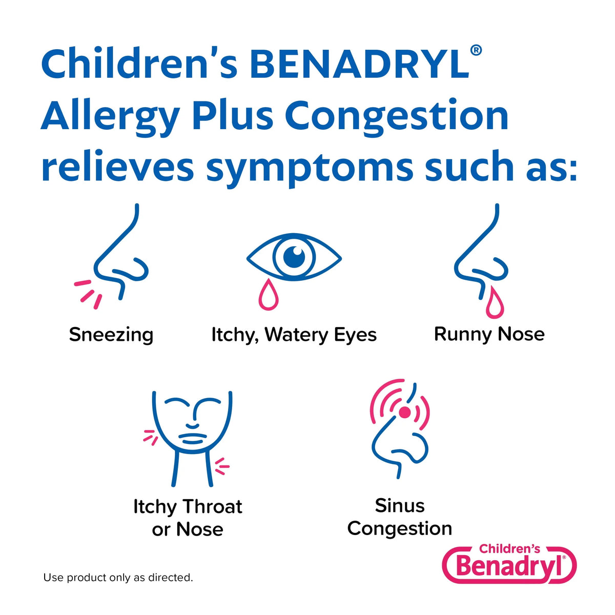 Children's Allergy Plus Congestion Relief Liquid, Grape, 4 fl. oz B710513