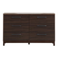 Brown 6 Drawer Dresser K5295