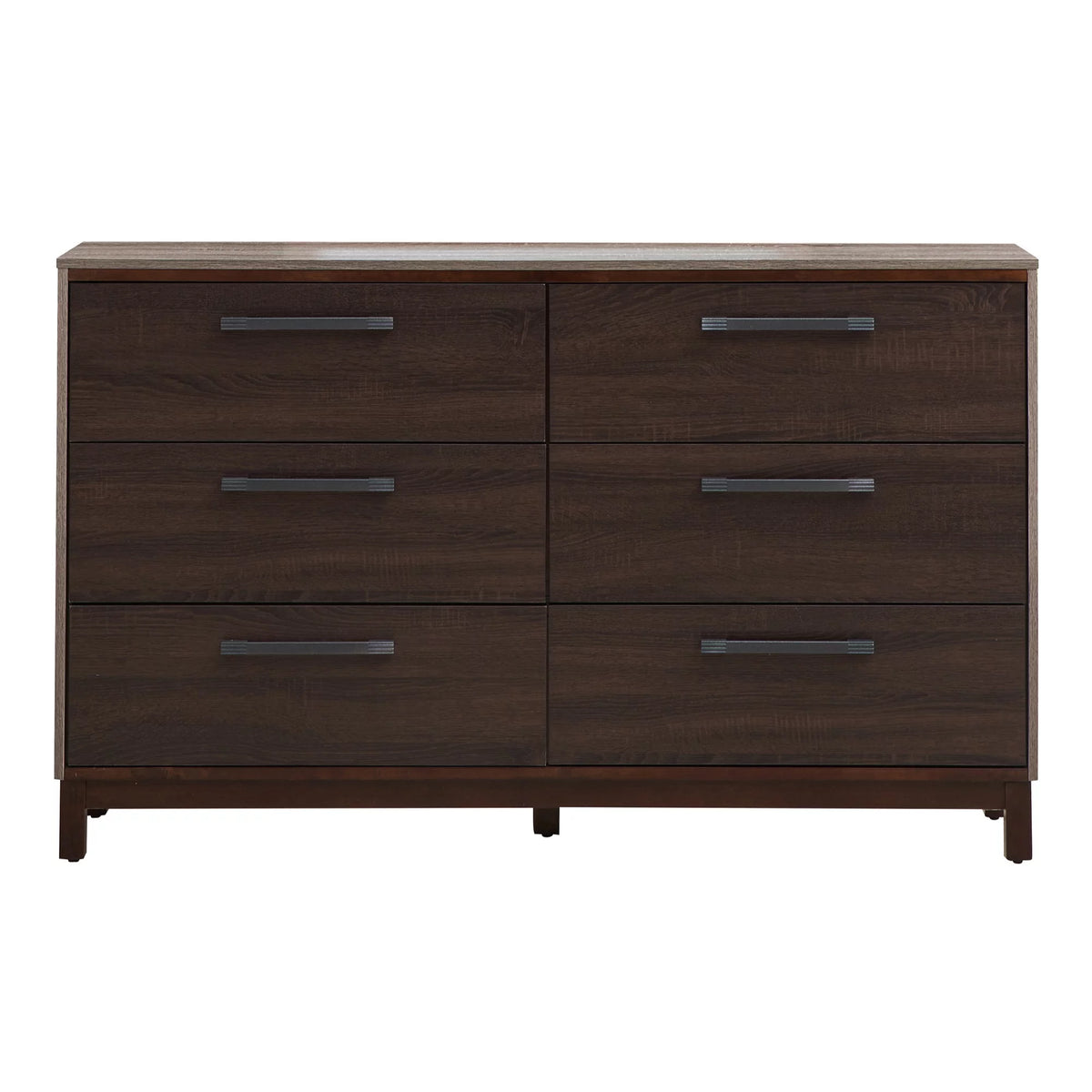 Brown 6 Drawer Dresser K5295