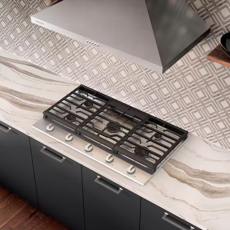 36 in. Wall Mount Range Hood Black Stainless J1791