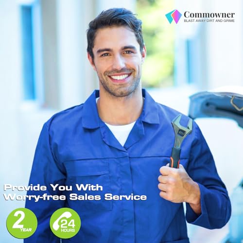 4800 PSI 4.0 GPM Electric Pressure Washer with 33ft Hose, 4 Nozzle and Foam Cannon, Blue G4976