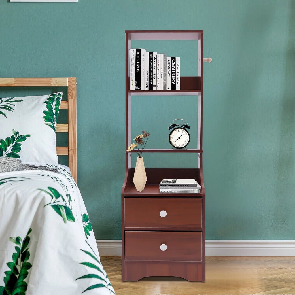 Tall Nightstand with 2 Drawers R70240