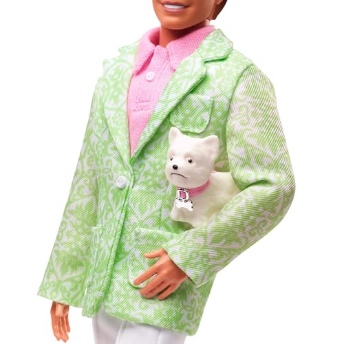Ken Doll in Pastel Suit with Dog H269575