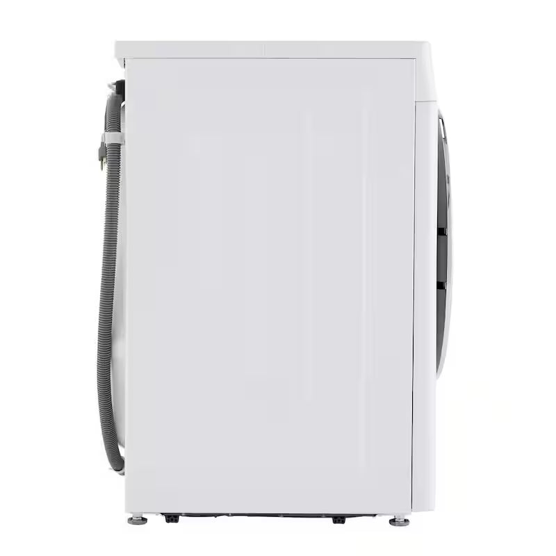 24 in. W 2.4 Cu. Ft. Compact Stackable Smart Front Load Washer in White with Steam O4378