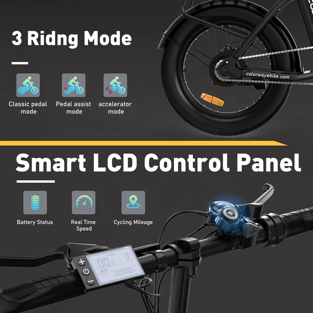 20x3.0 Fat Tire Electric Bicycles 12Ah 36V 500W N796637