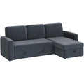 Light Gray Reversible Sleeper Sofa O18160