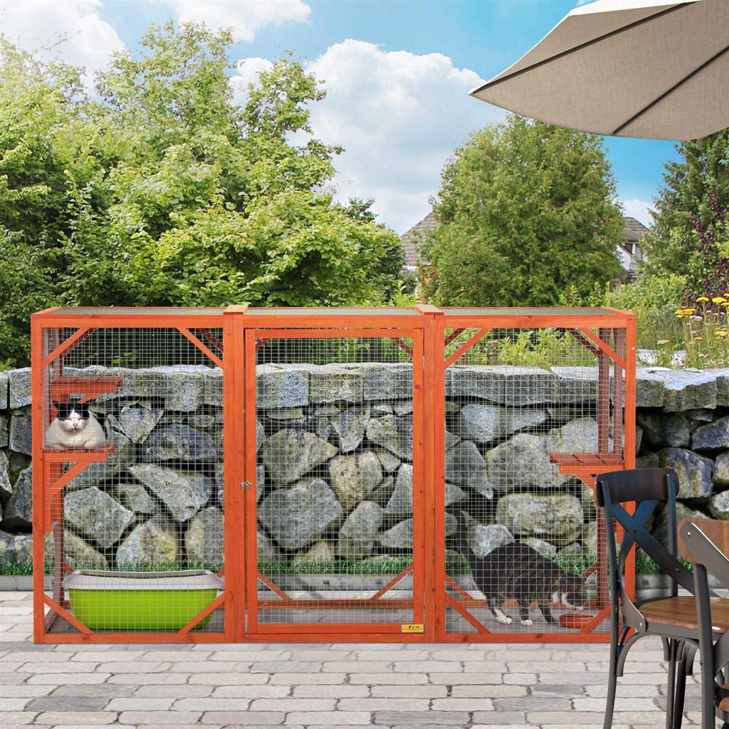 Outdoor Cat Enclosure Playpen Catio B55295