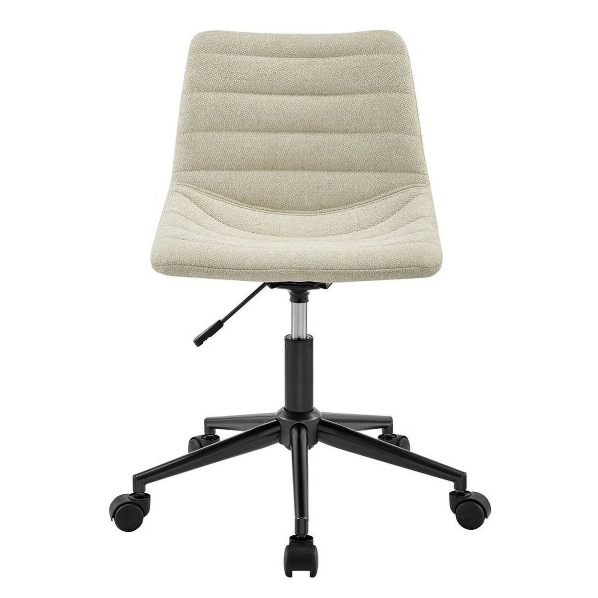 Cream Fabric Swivel Office Chair Z25916