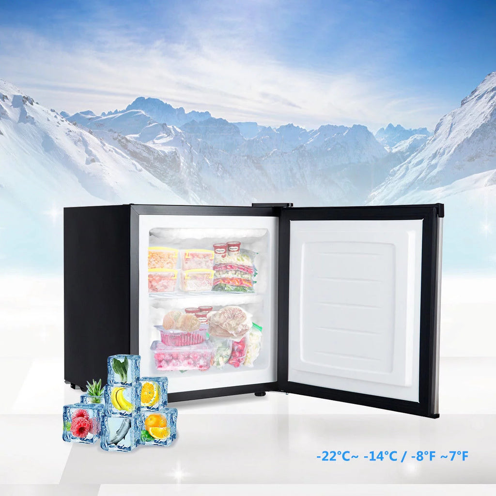 1.1 cu.ft. Compact Single Door Upright Freezer Stainless Steel E957