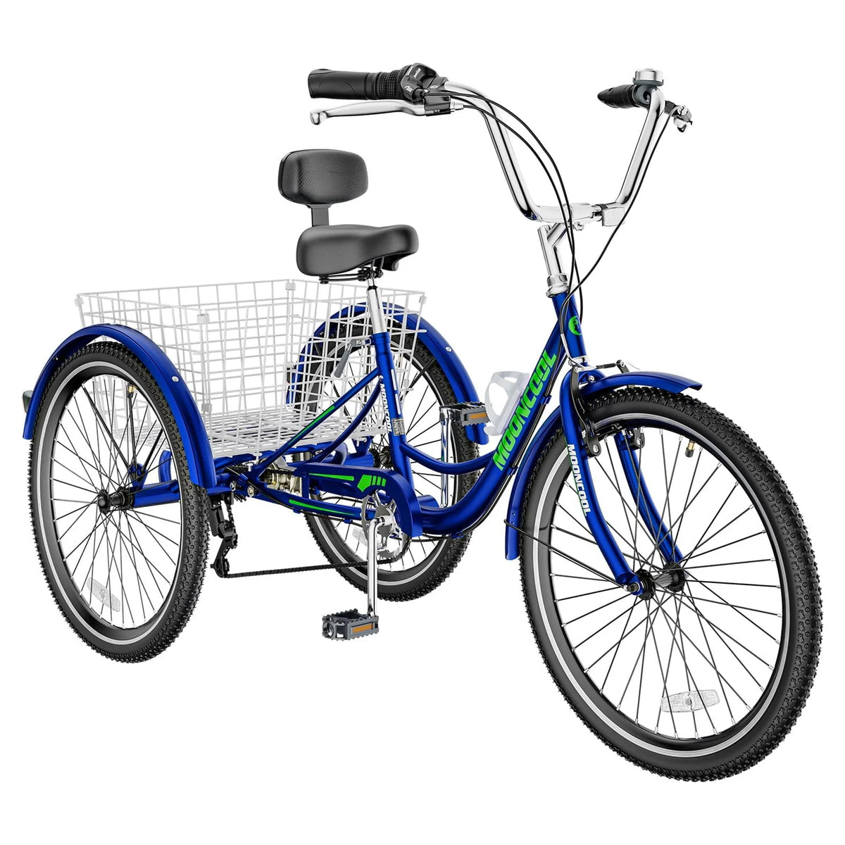 26 Big 3 Wheels Adult Tricycle with Large Basket & Bell X9145