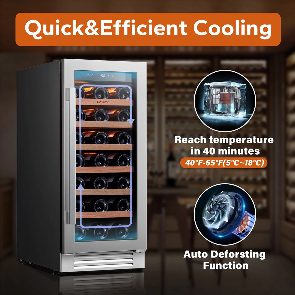 15 inch 33 Bottle Wine Cooler H7747