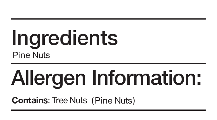 Pine Nuts 16 Oz B648