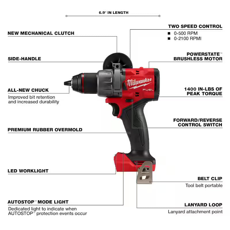 18V Lithium-Ion Brushless Cordless Combo Kit with 5.0 Ah Batteries 7-Tool & Cordless Blower W893