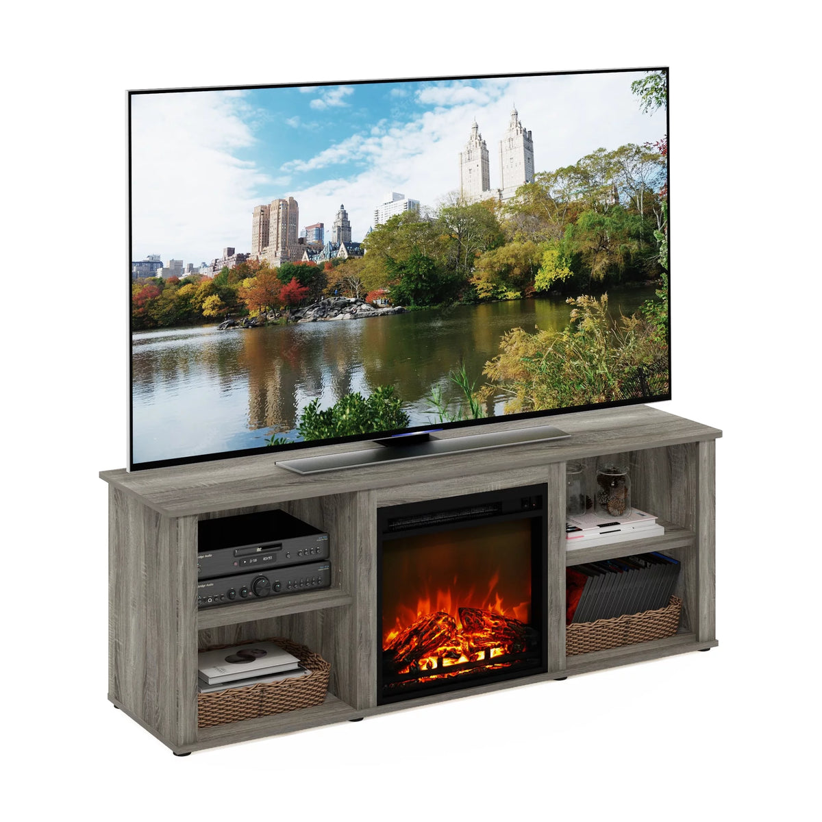 60 Inch TV Stand with Fireplace G3398