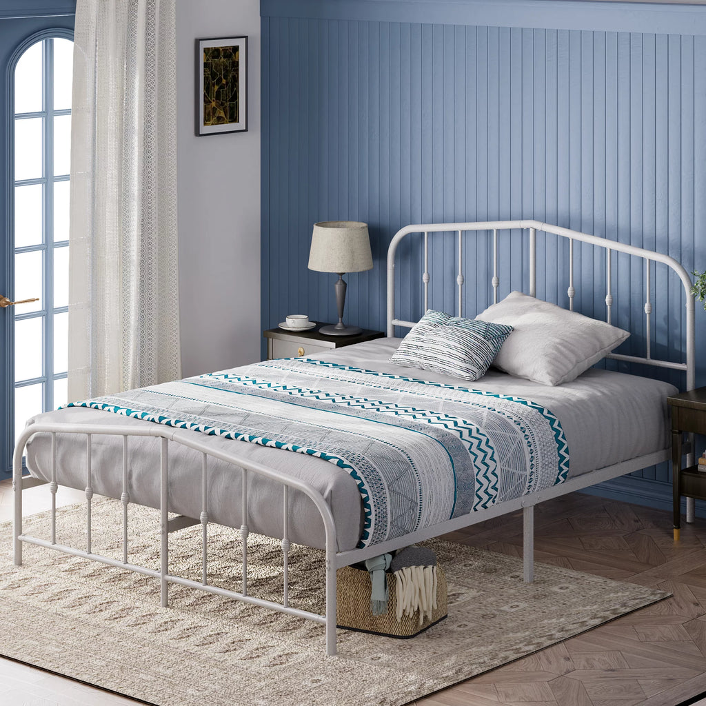 White King Metal Platform Bed Frame S186