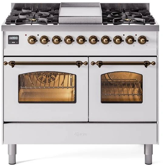 White Dual Fuel Natural Gas Range G39890