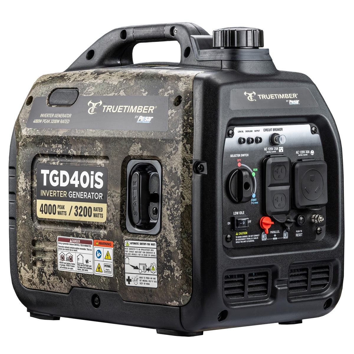 4000-Watt Gasoline Powered Inverter Generator Q9496