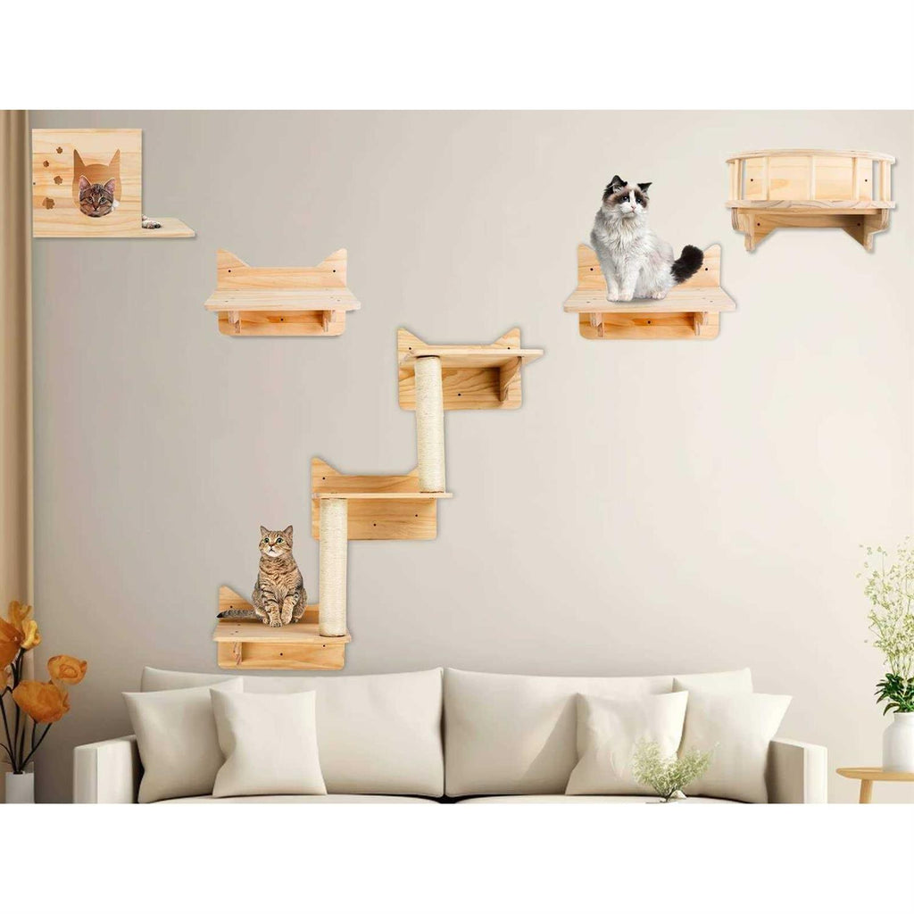Cat Wall Shelves and Perches D6326