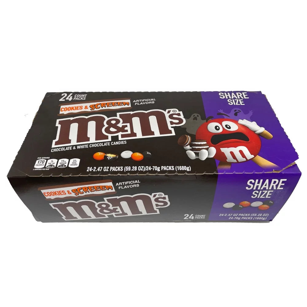 Halloween M&M Cookies and Screeem 2.47 oz. Share Size H280