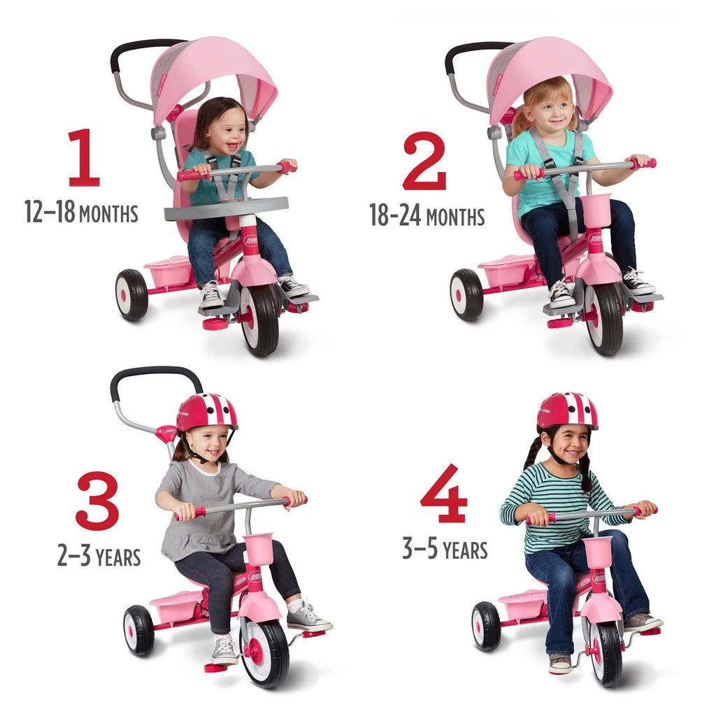 Pink 4-in-1 Trike G55105