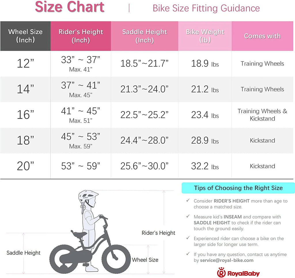 Girl's Bike Fushcia 18 inch L465473