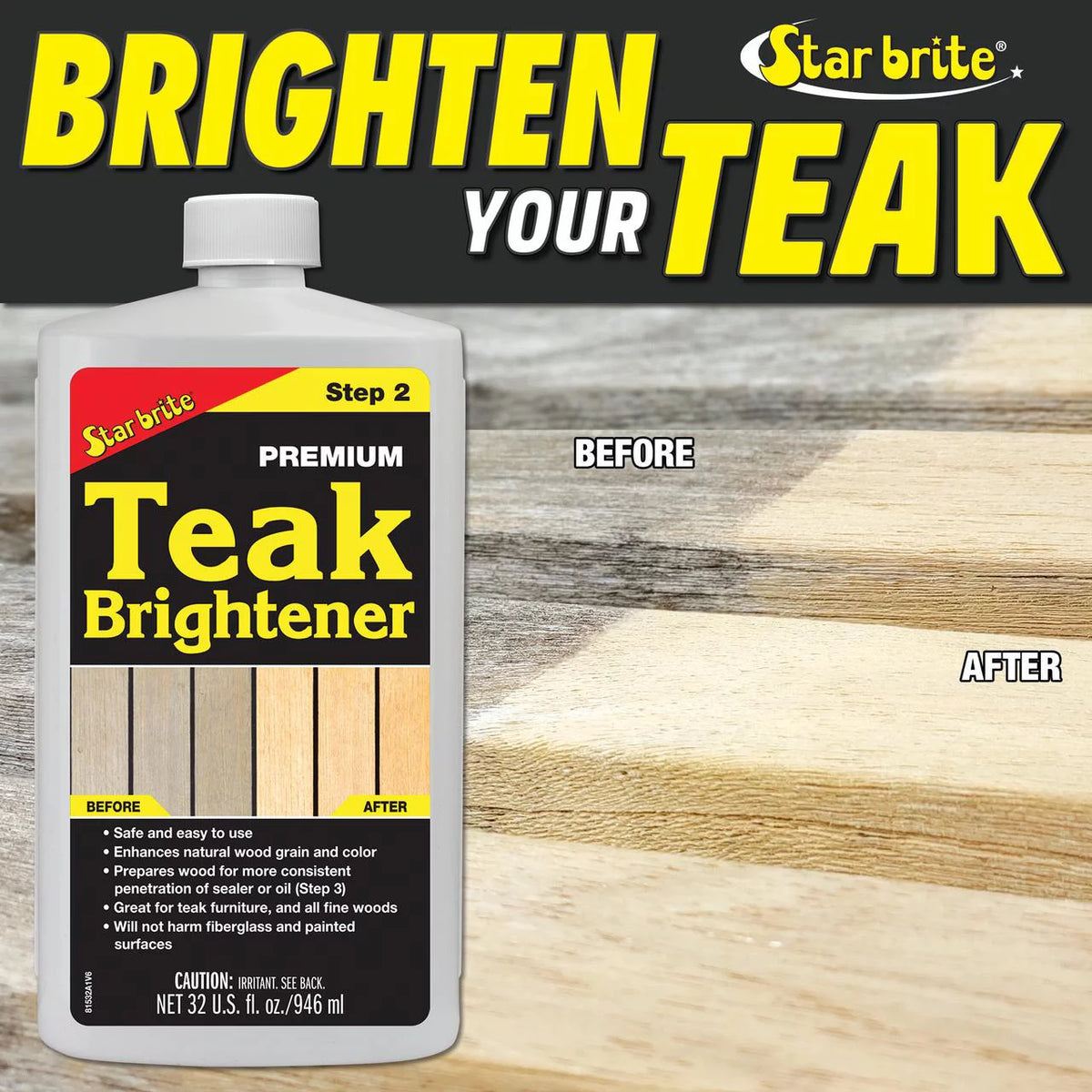 Teak Brightener 16 OZ V664