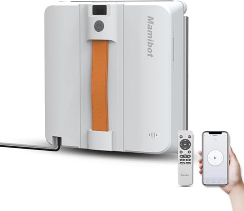Window Cleaning Robot with 4 Spray Nozzles, 3200Pa Suction Z366