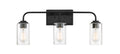 Three Light Bath Bar Matte Black A212416