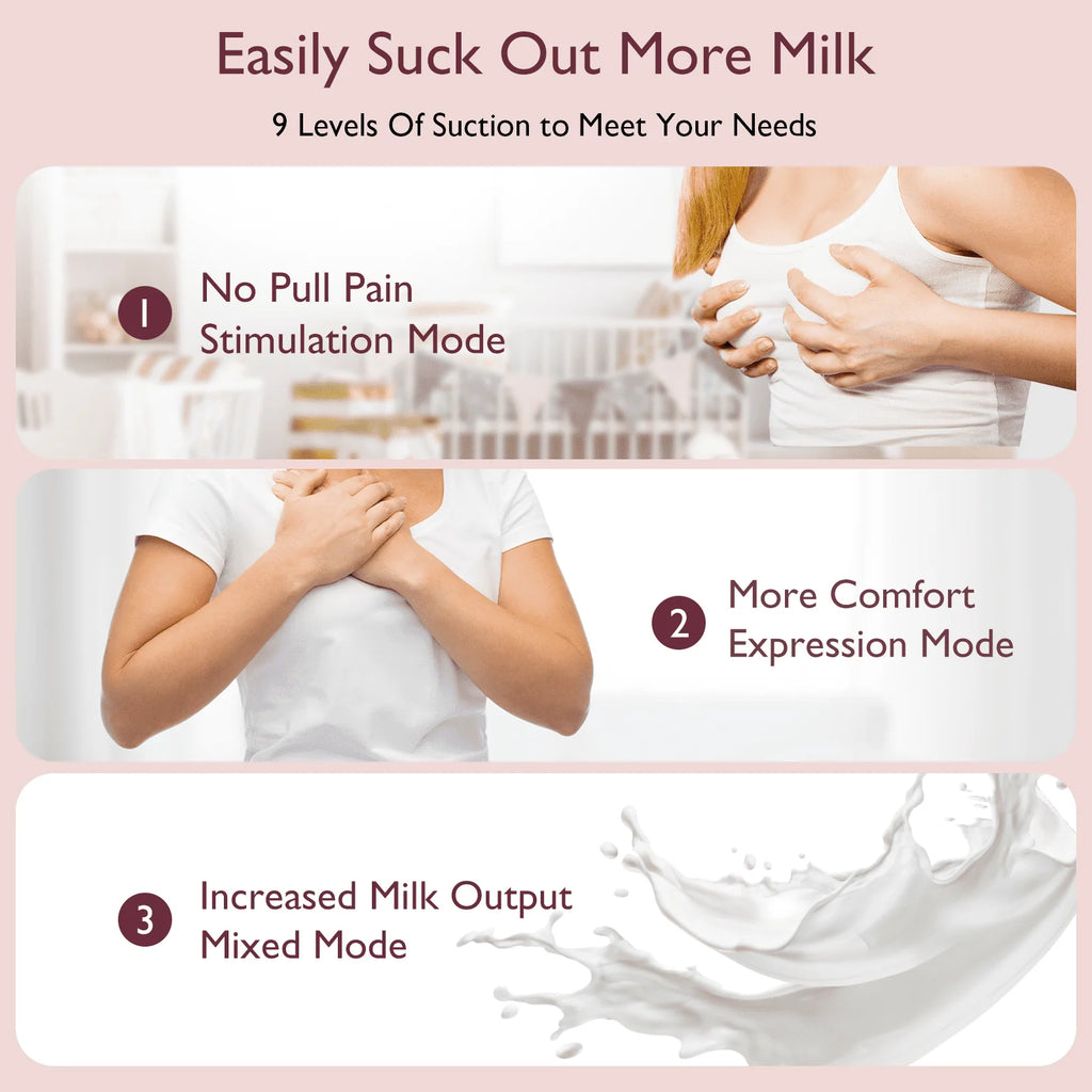 Hands Free Wearable Electric Breast Pump 24mm 2 Pack I7727