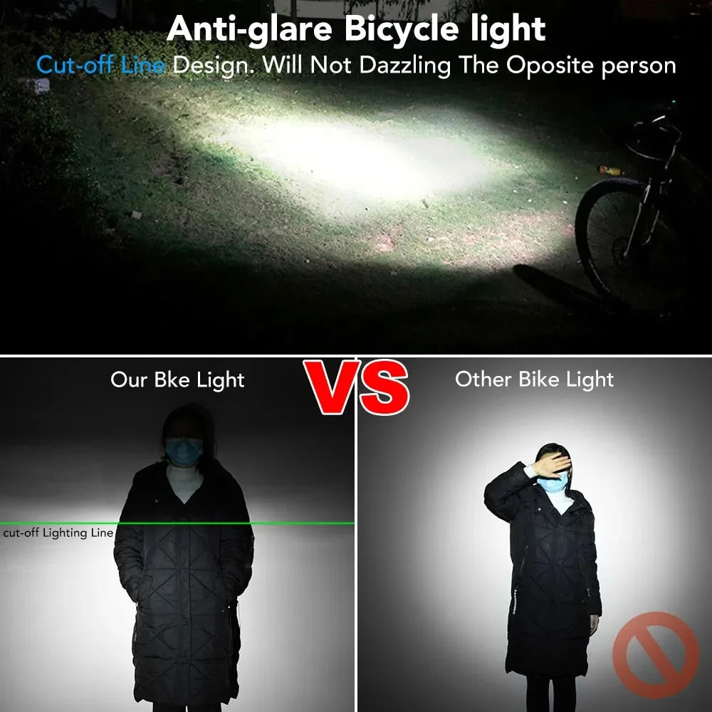 Waterproof 10000mAh 6000Lumen Bicycle Light S56197