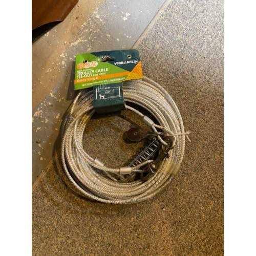 Vinyl-Covered Trolley Cable Tie-Out for Dogs G6039