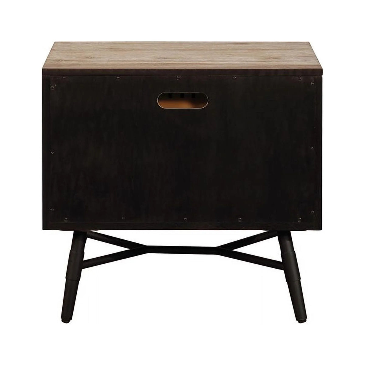 5-piece Brown Wood Queen Bedroom Set P629