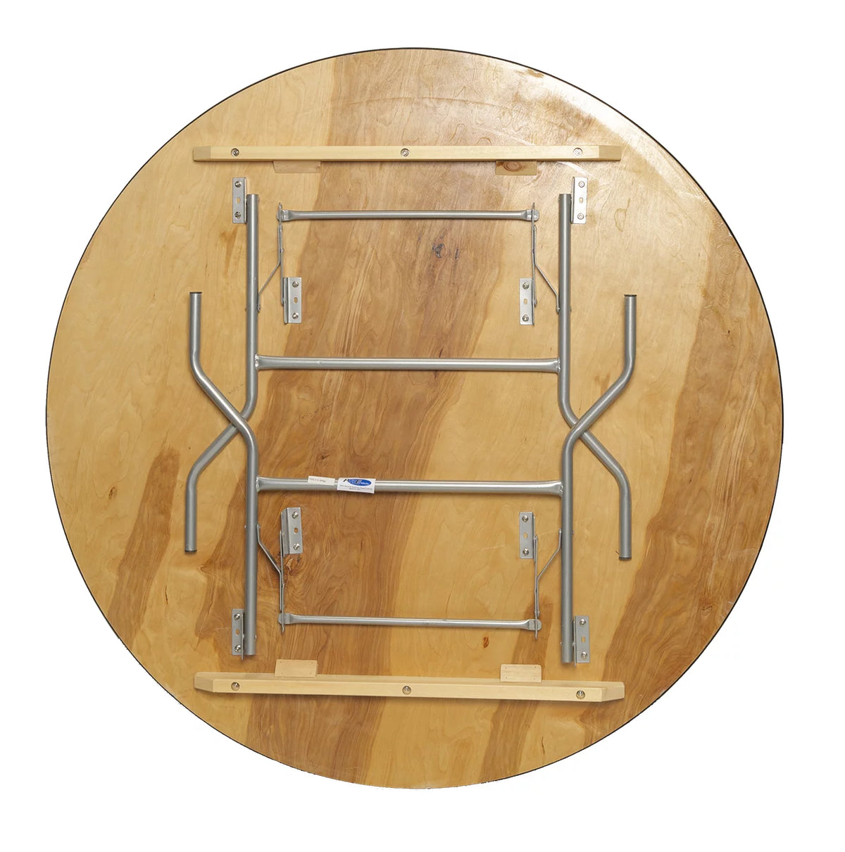 60" Round Birch Wood Table S2824