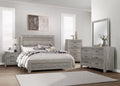 5pc Queen Size Bedroom Set with Dresser Nightstand Mirror Chest T529855