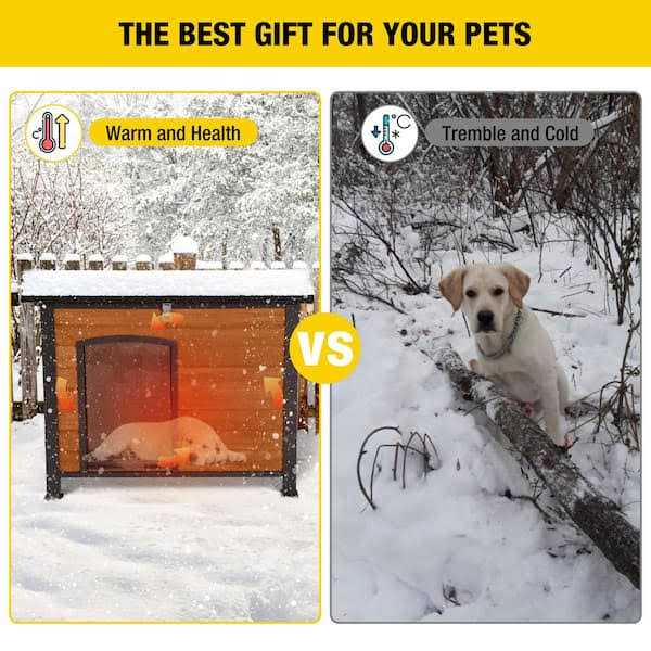 Insulated Outdoor Dog House with Liner Z1151