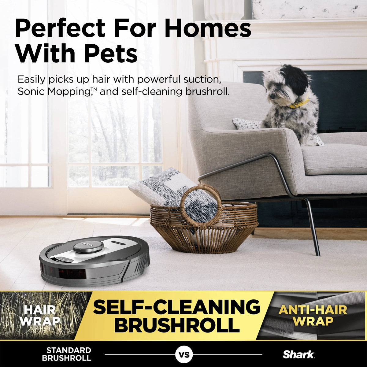 2-in-1 Robot Vacuum & Mop H54012