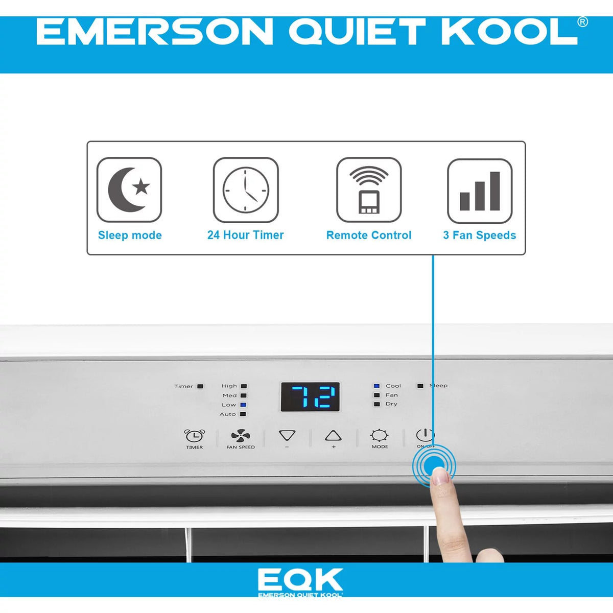 10,000 BTU Portable Air Conditioner with Heater D885