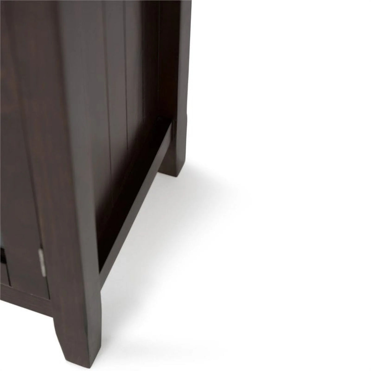 3 Doors Solid Wood Cabinet in Brunette Brown L6189