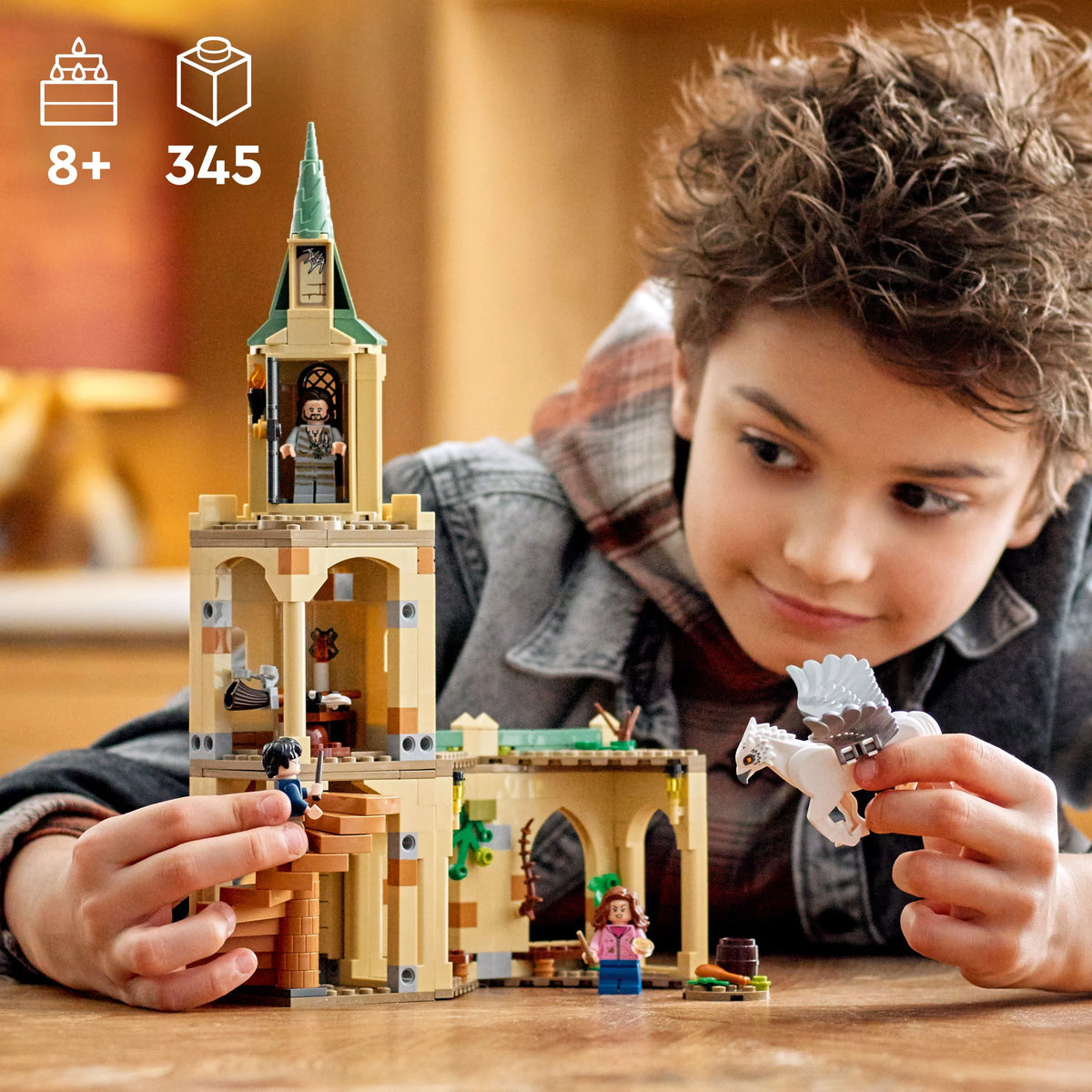 Castle Tower Toy with Hippogriff Figure and Prison Cell I453
