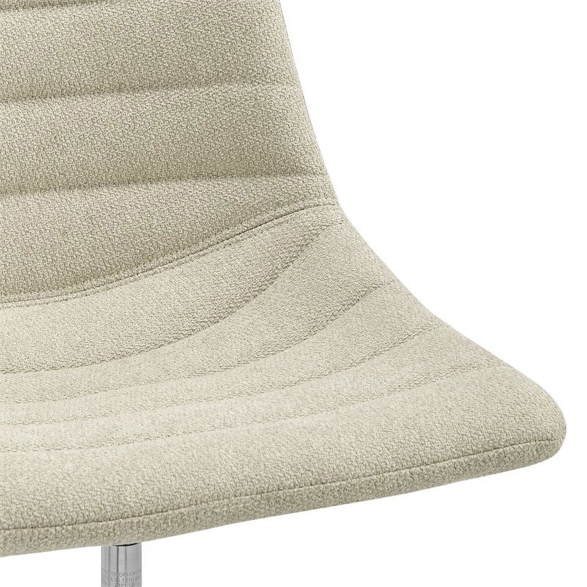 Cream Fabric Swivel Office Chair Z25916