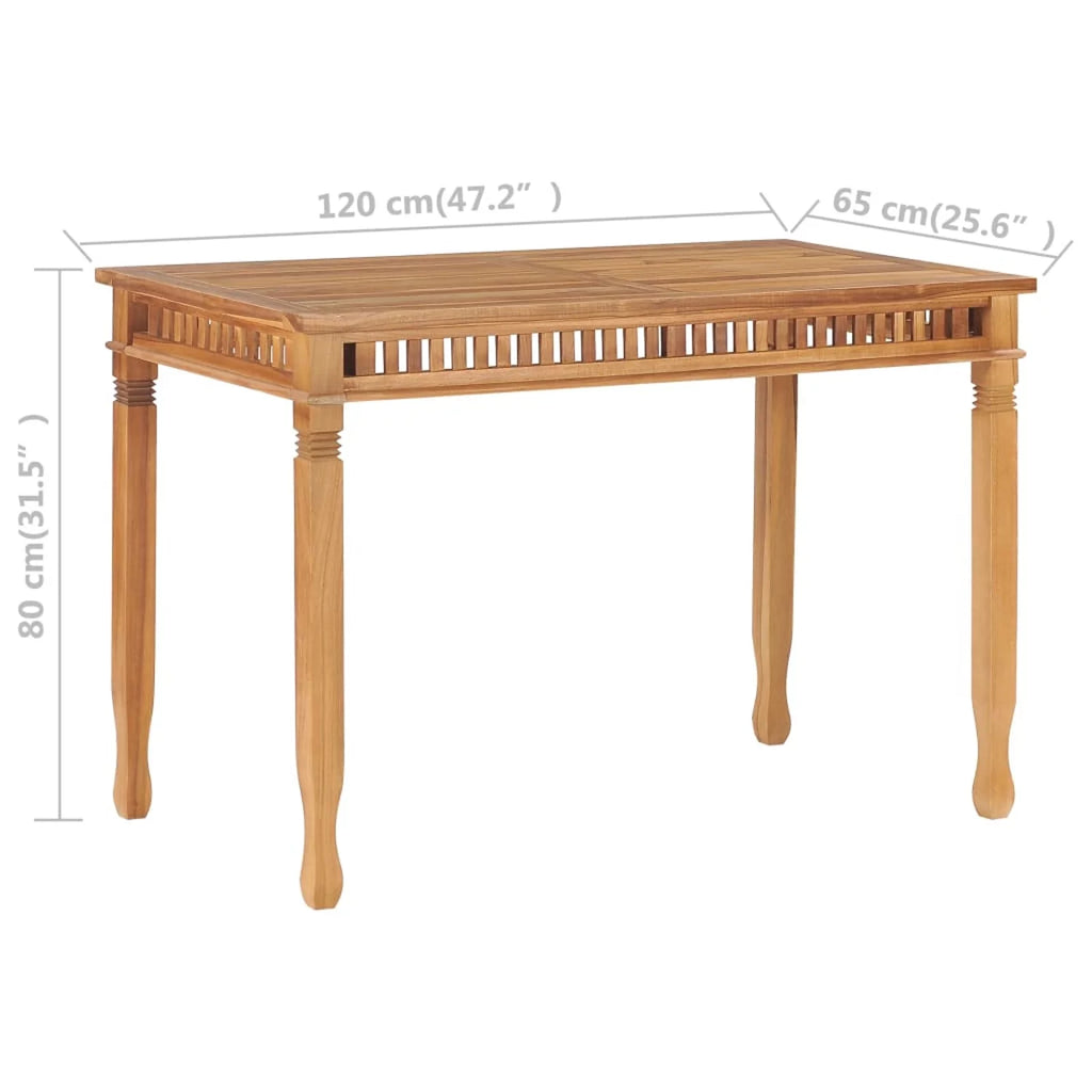 Wooden Teak Outdoor Dining Table H941