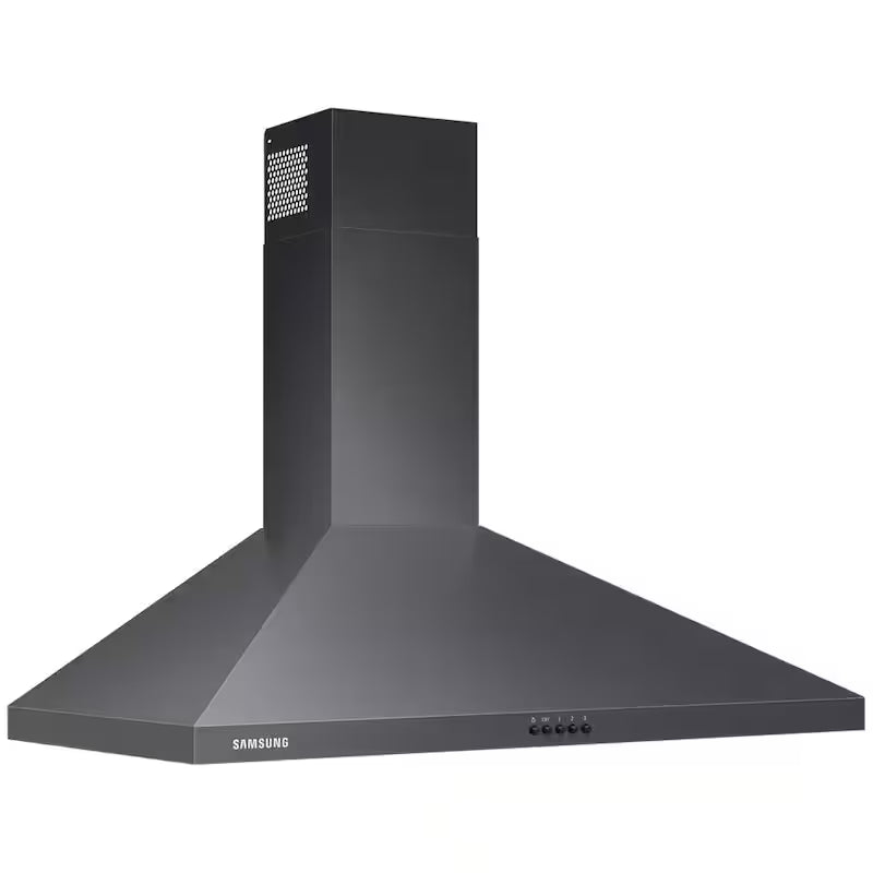 36 in. Wall Mount Range Hood Black Stainless J1791