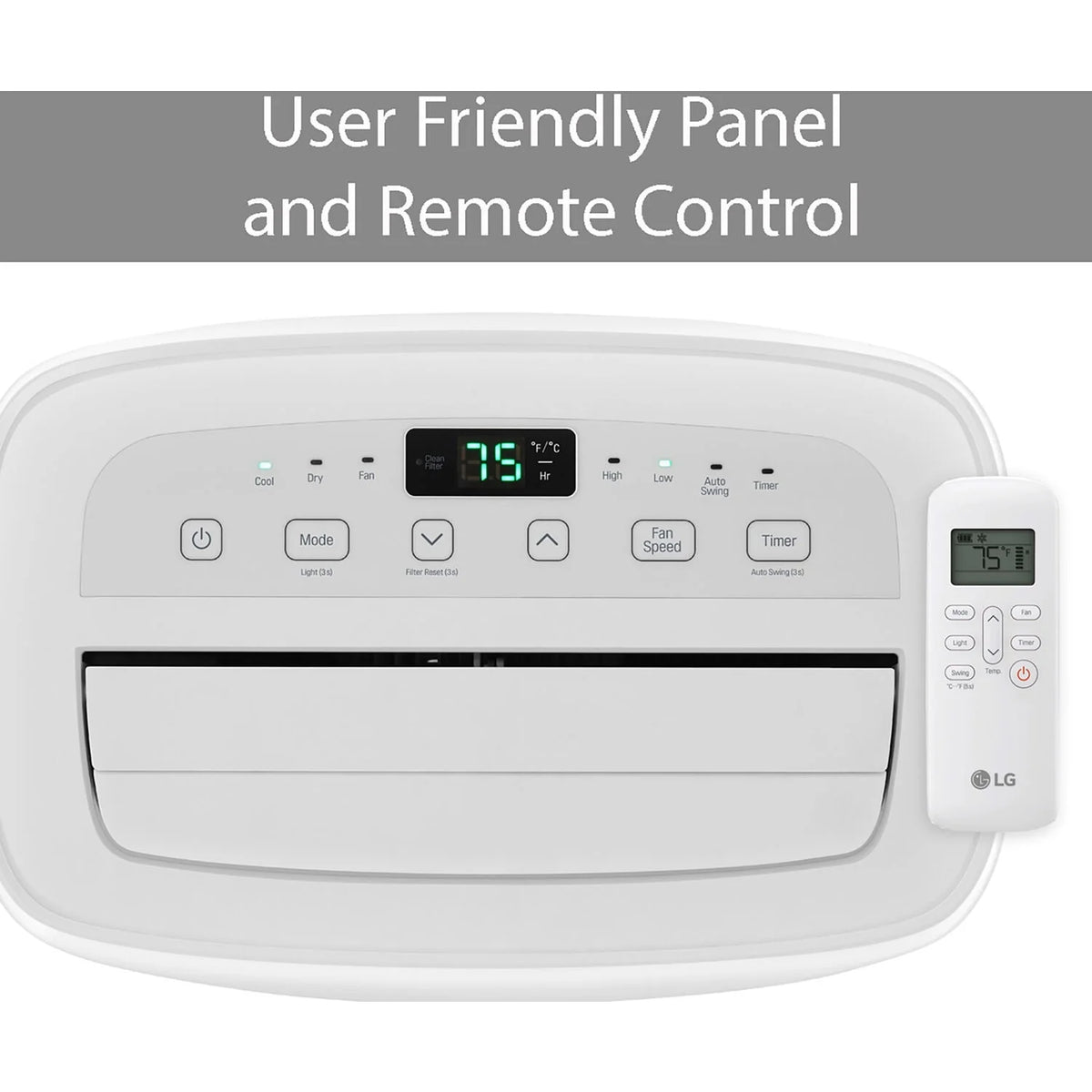 6,000 BTU Portable Air Conditioner with Remote J1498