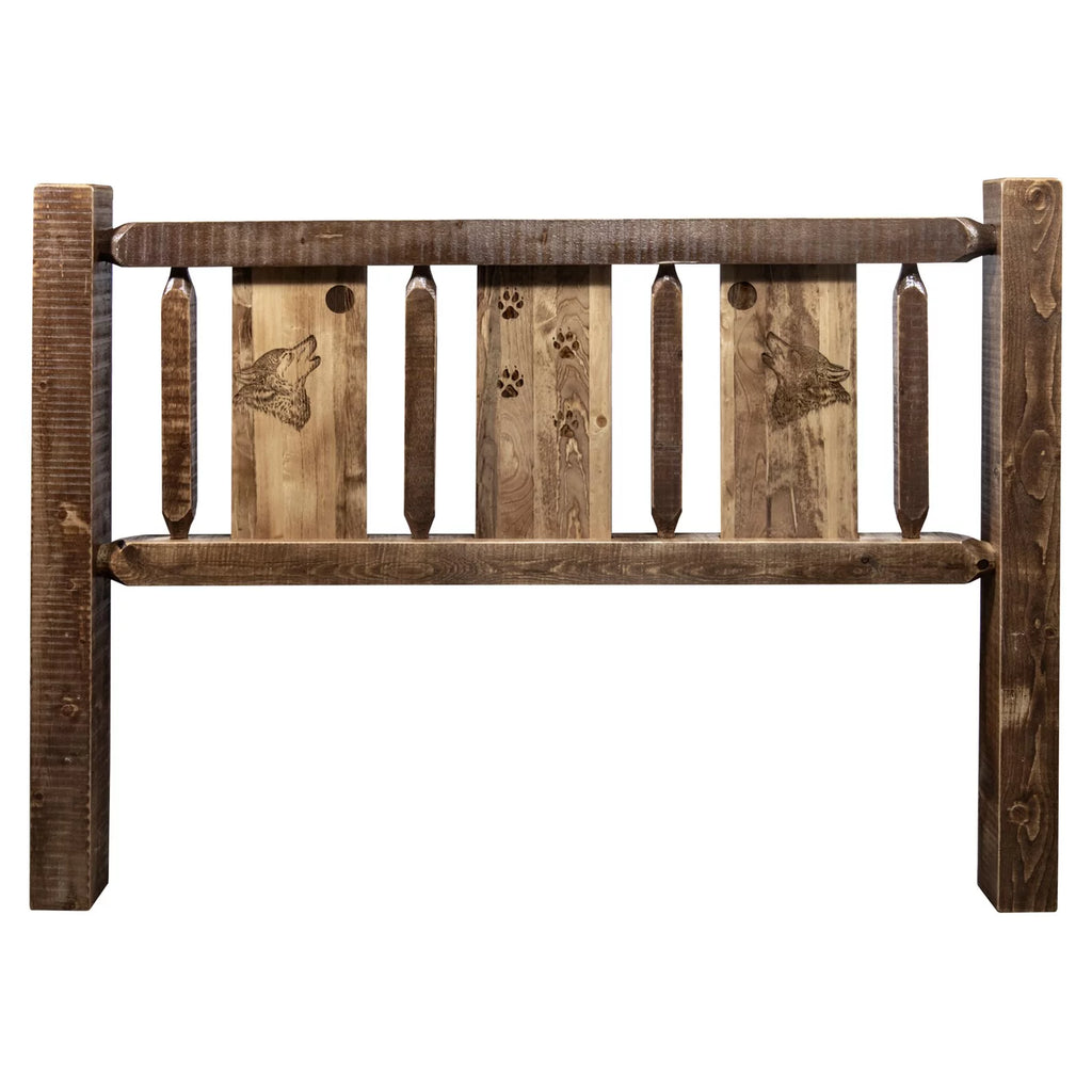 Headboard with Laser Engraved Design S809