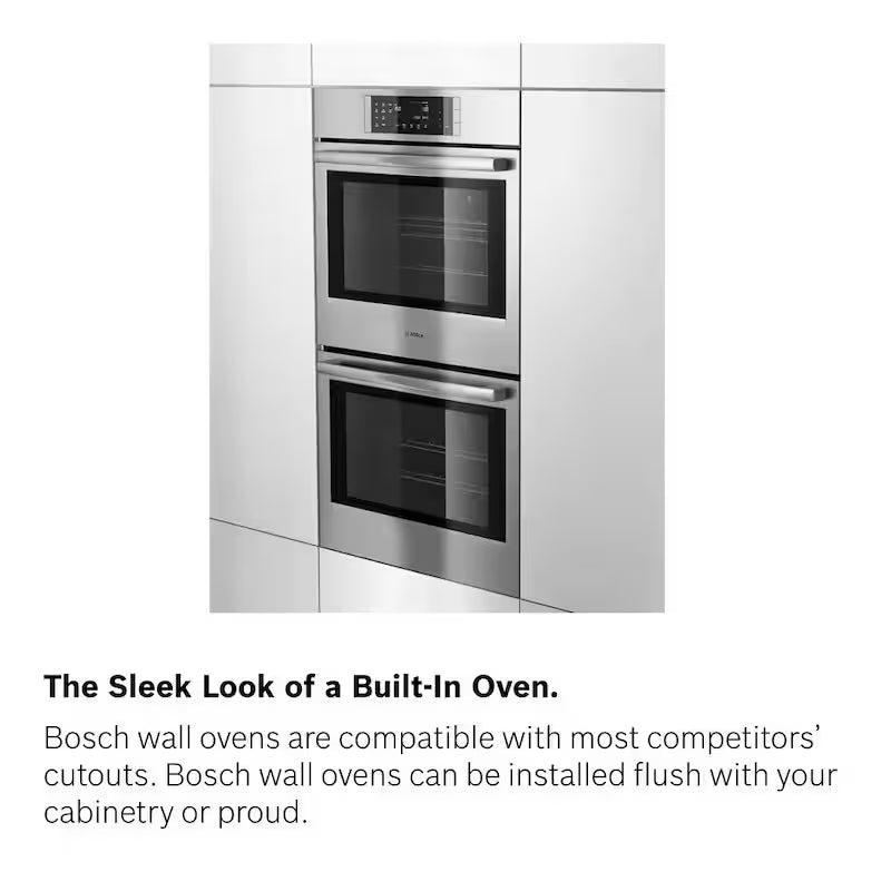 30 in Built-In Electric Convection Wall Oven and Microwave in Stainless Steel C810