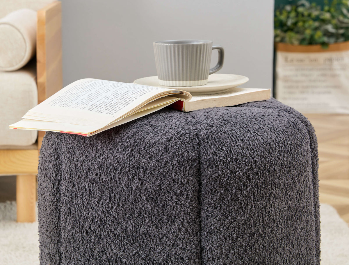 Teddy Fabric Cover Ottoman D850