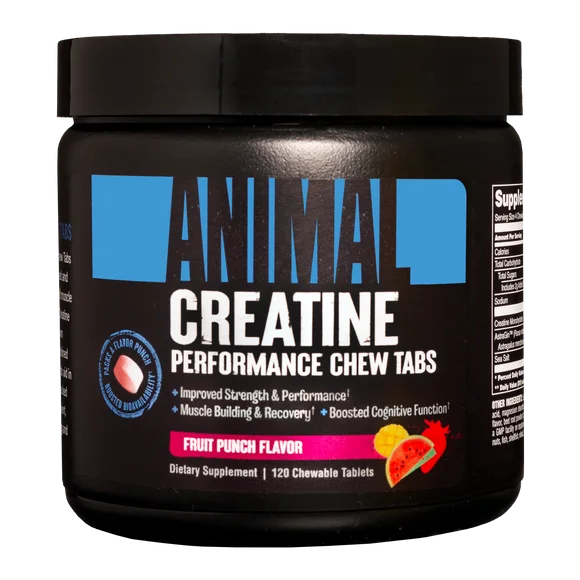Creatine Monohydrate Chews 5g 120 Count Fruit Punch G71621