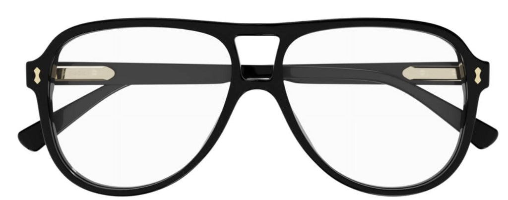 Black 57 mm Men's Eyeglasses C4411