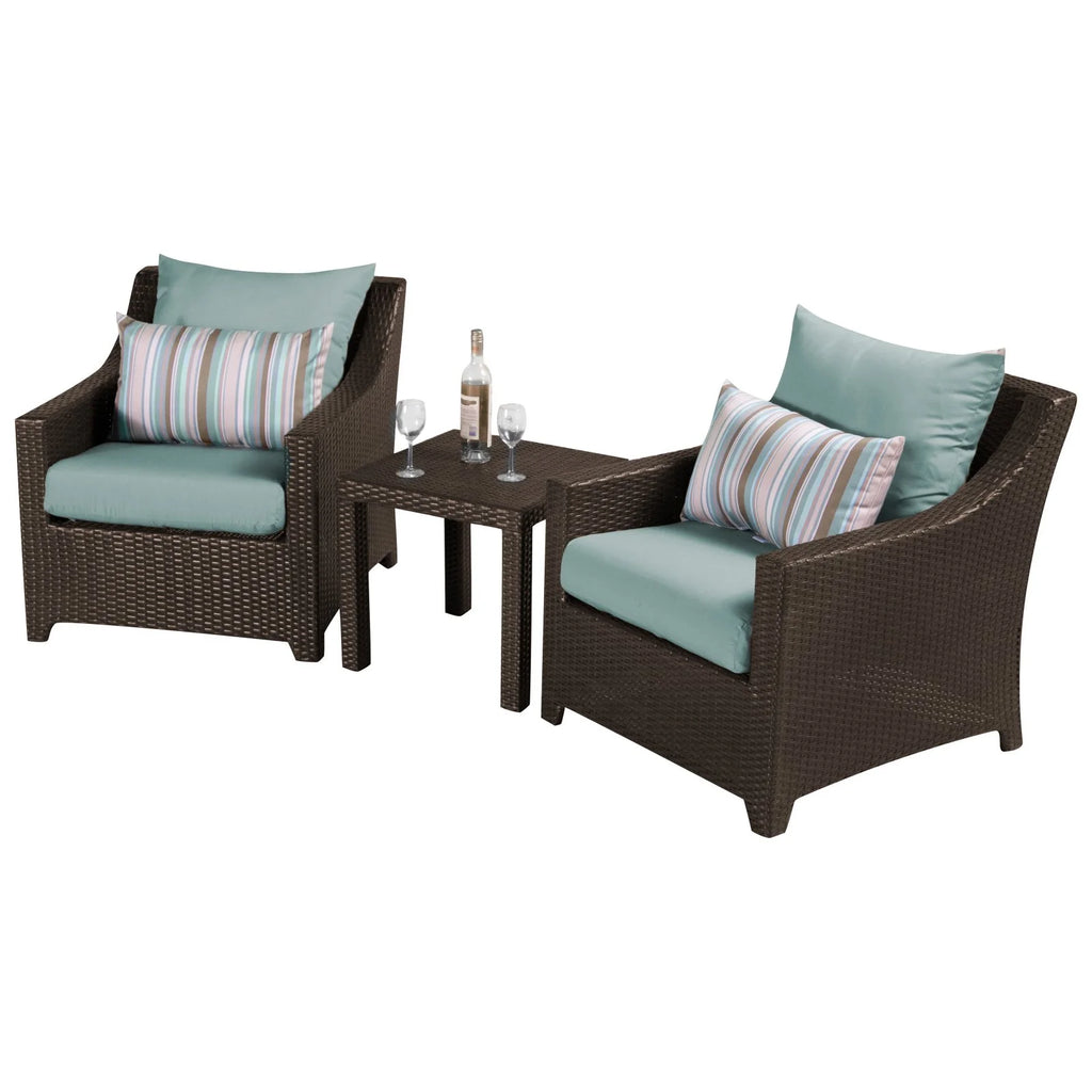 Outdoor Club Chair Set and Side Table H588
